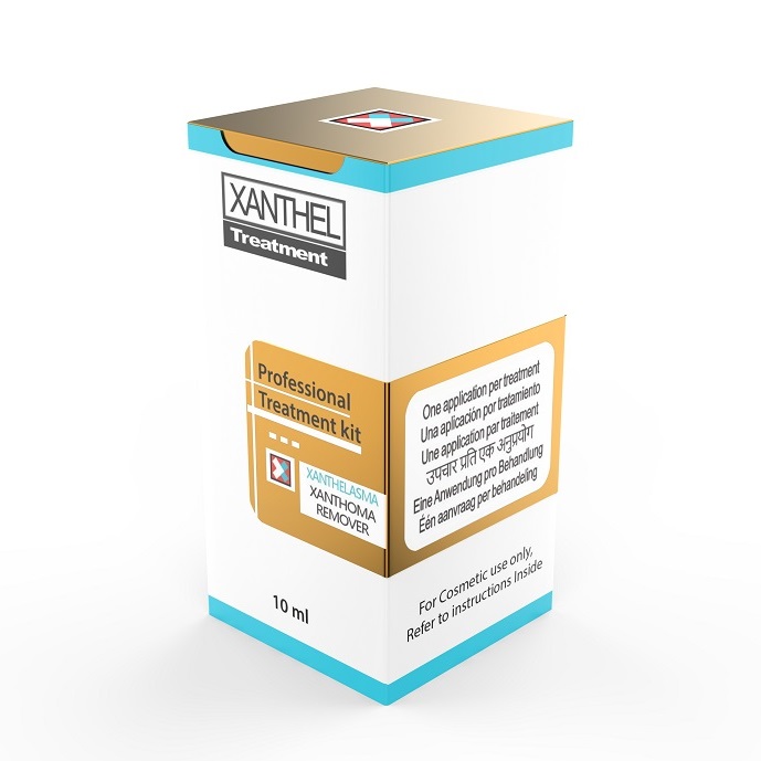 Xanthel® cosmetic gel for xanthelasma treatment at home